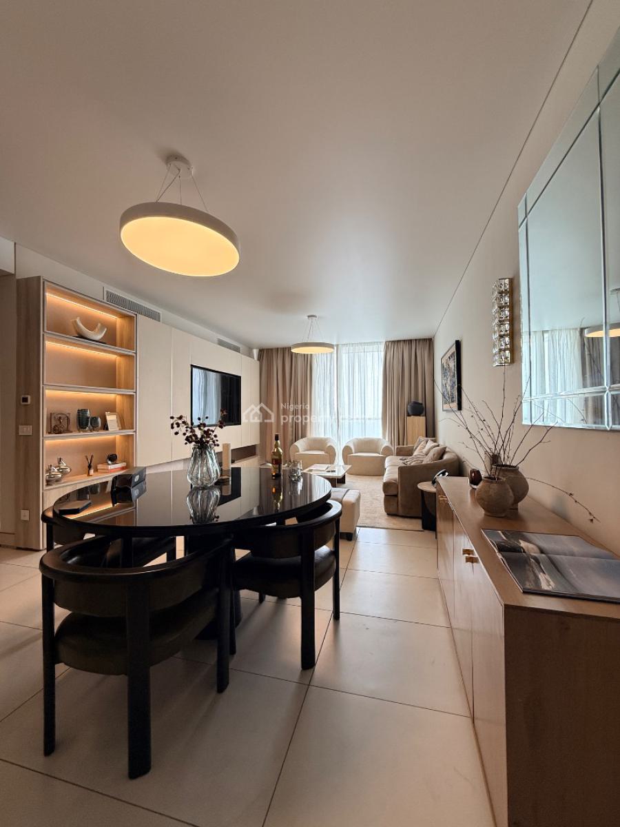 Minimalist Luxury Furnished 3 Bedroom Apartment, Victoria Island, Eko Atlantic City, Lagos, Flat / Apartment for Rent
