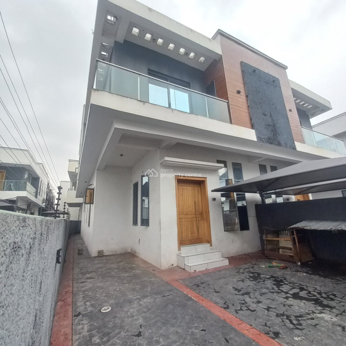 4 Bedroom Semi Detached House with Bq, Before The Round About, Orchid Road, Lekki, Lagos, Semi-detached Duplex for Rent