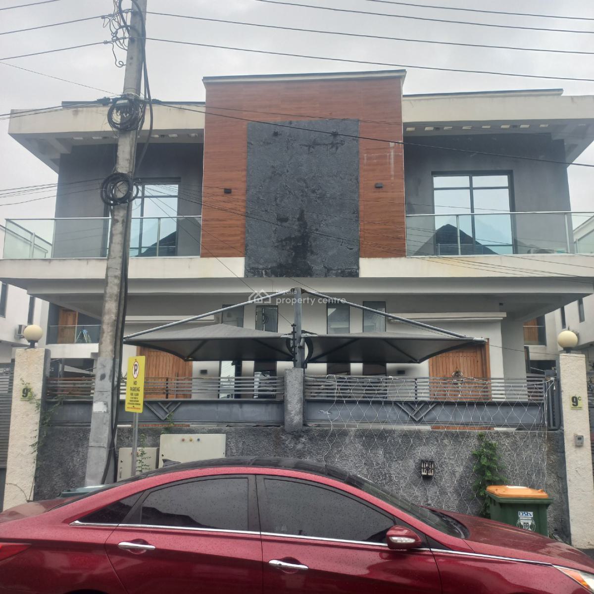 4 Bedroom Semi Detached House with Bq, Before The Round About, Orchid Road, Lekki, Lagos, Semi-detached Duplex for Rent