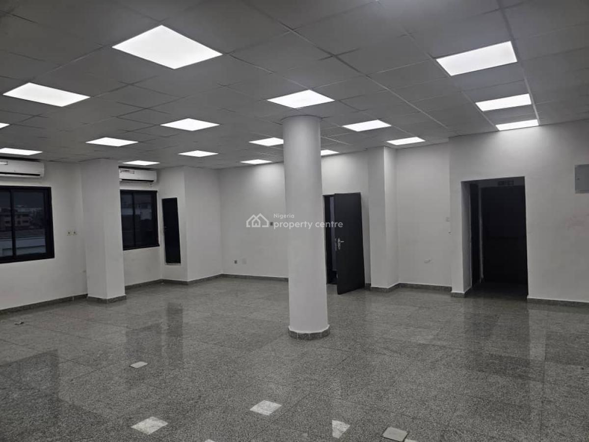 Fully Serviced 130 Square Meters Open Plan Office Space, Ikeja, Lagos, Office Space for Rent