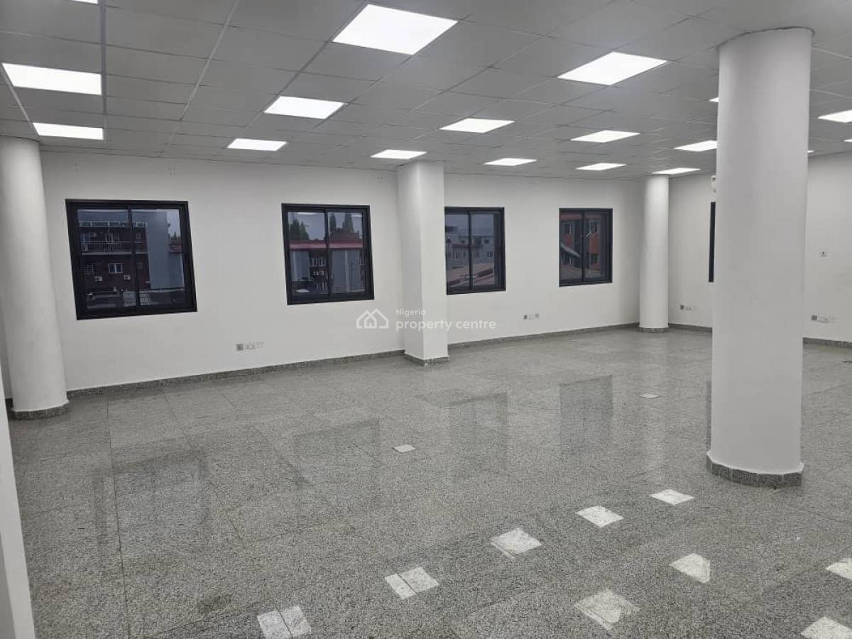 Fully Serviced 130 Square Meters Open Plan Office Space, Ikeja, Lagos, Office Space for Rent