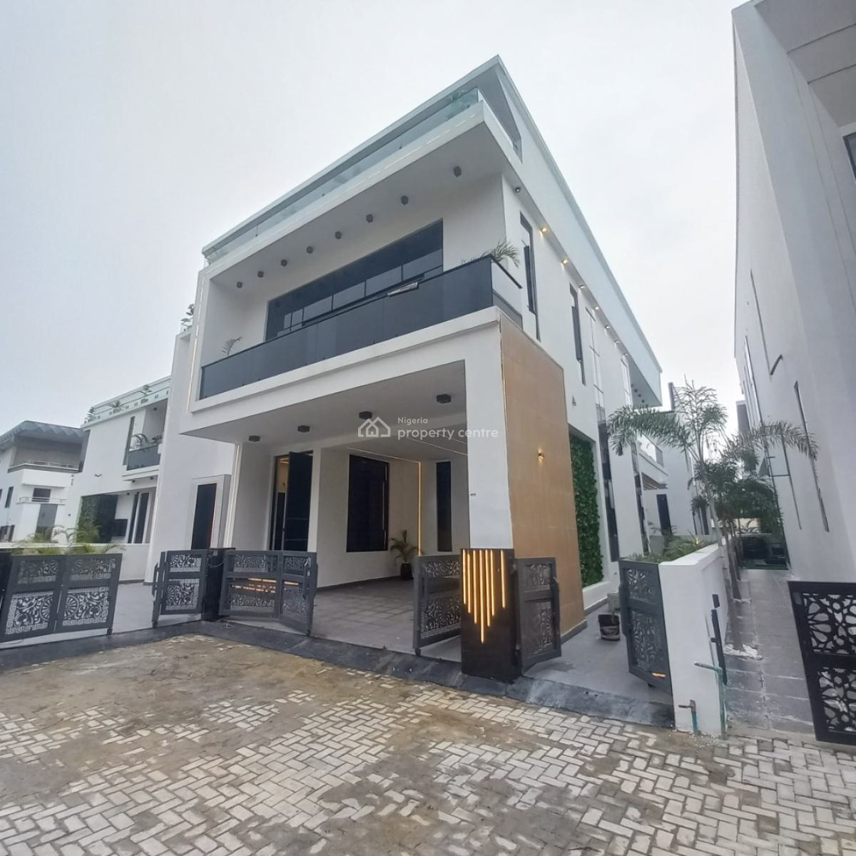 Unique 5 Bedroom Luxury Home with Swimming Pool, Bq, Lekki Conservation Centre, Chevron Toll Gate, Lekki, Lagos, Detached Duplex for Sale