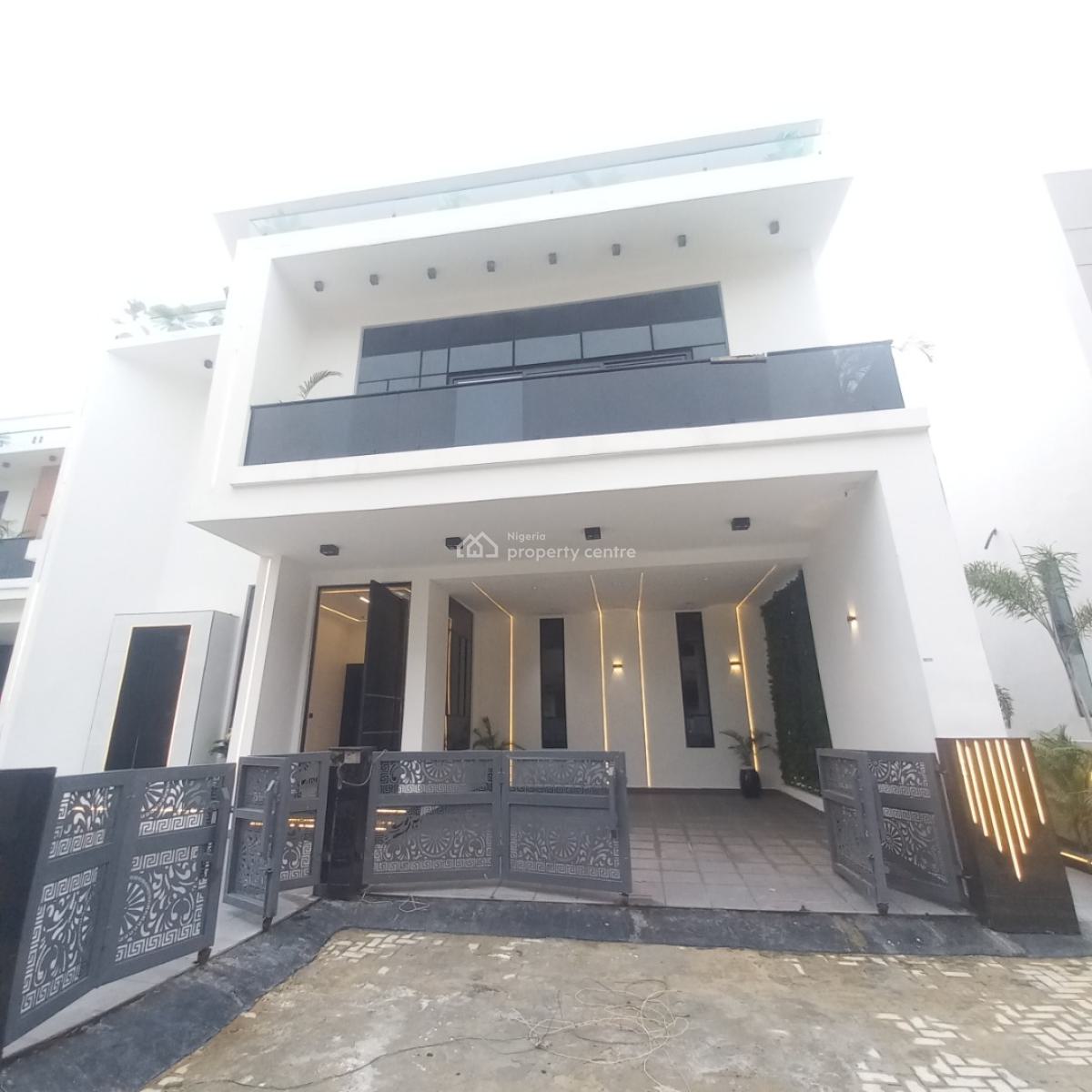 Unique 5 Bedroom Luxury Home with Swimming Pool, Bq, Lekki Conservation Centre, Chevron Toll Gate, Lekki, Lagos, Detached Duplex for Sale