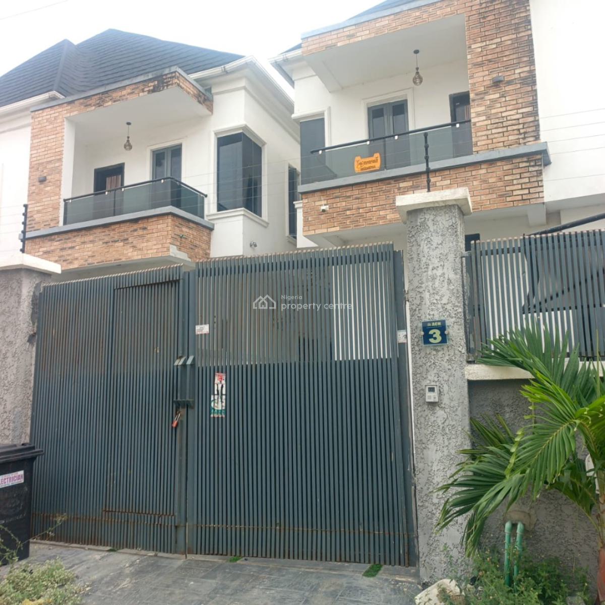 Spacious 4 Bedroom Semi Detached with Bq, Orchid, Lekki Phase 2, Lekki, Lagos, Semi-detached Duplex for Rent