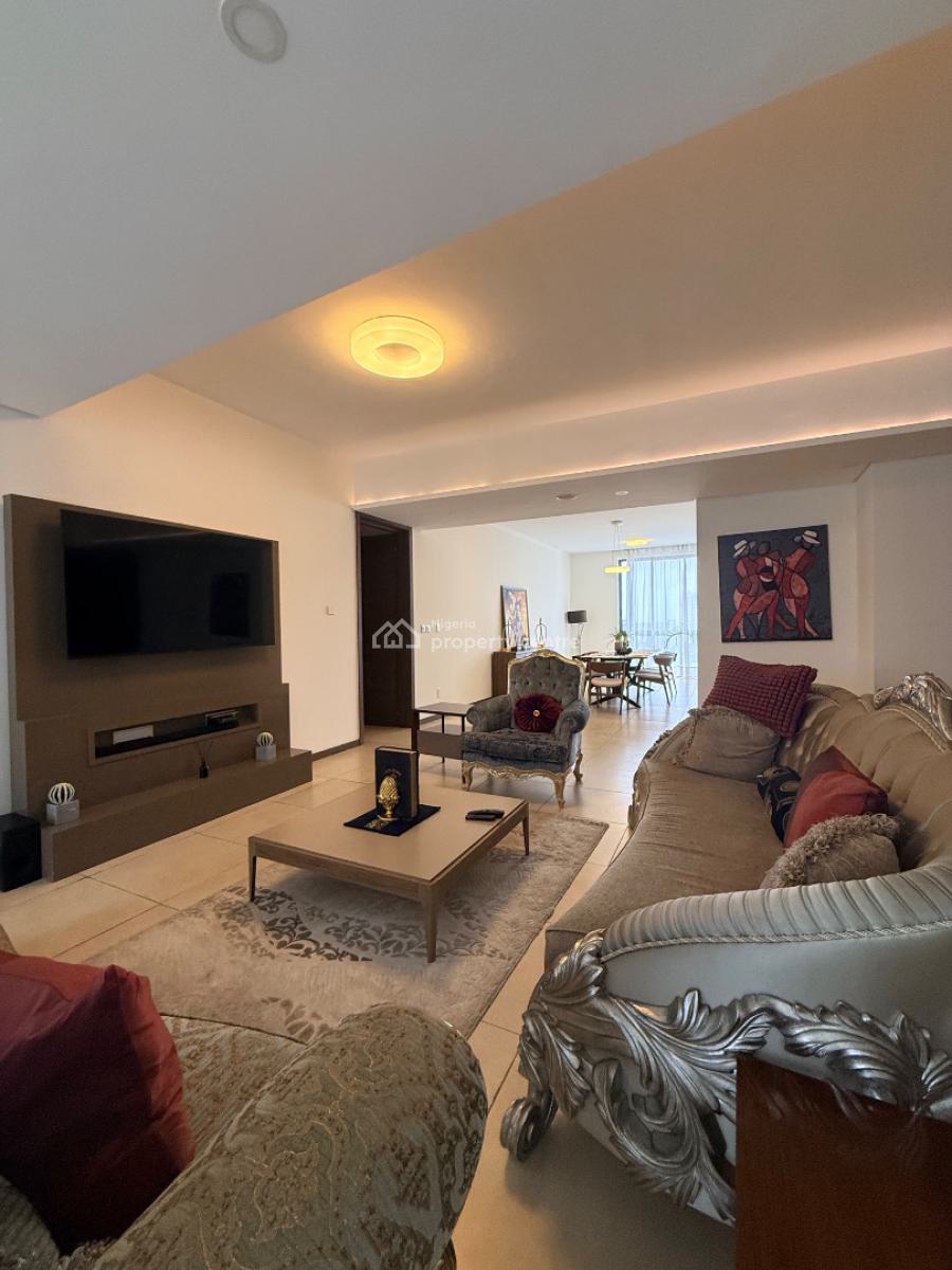 Spacious and Furnished 3 Bed Apartment, Elsie Femi Pearse, Victoria Island (vi), Lagos, Flat / Apartment for Rent