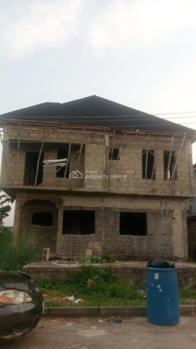 Luxury Carcass, 2units of 4 Bed Semi Detached Duplex with Bq,, Beechwood Estate, By Express Way, Imalete Alafia, Imalete Alafia, Ibeju Lekki, Lagos, Semi-detached Bungalow for Sale