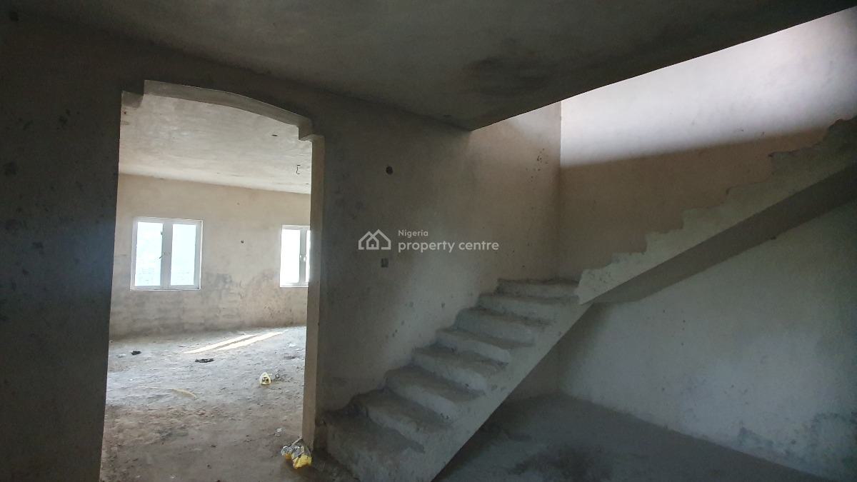 4 Bedroom Semi Detached Carcass Structure, Amity Estate, Sangotedo, Ajah, Lagos, Semi-detached Duplex for Sale