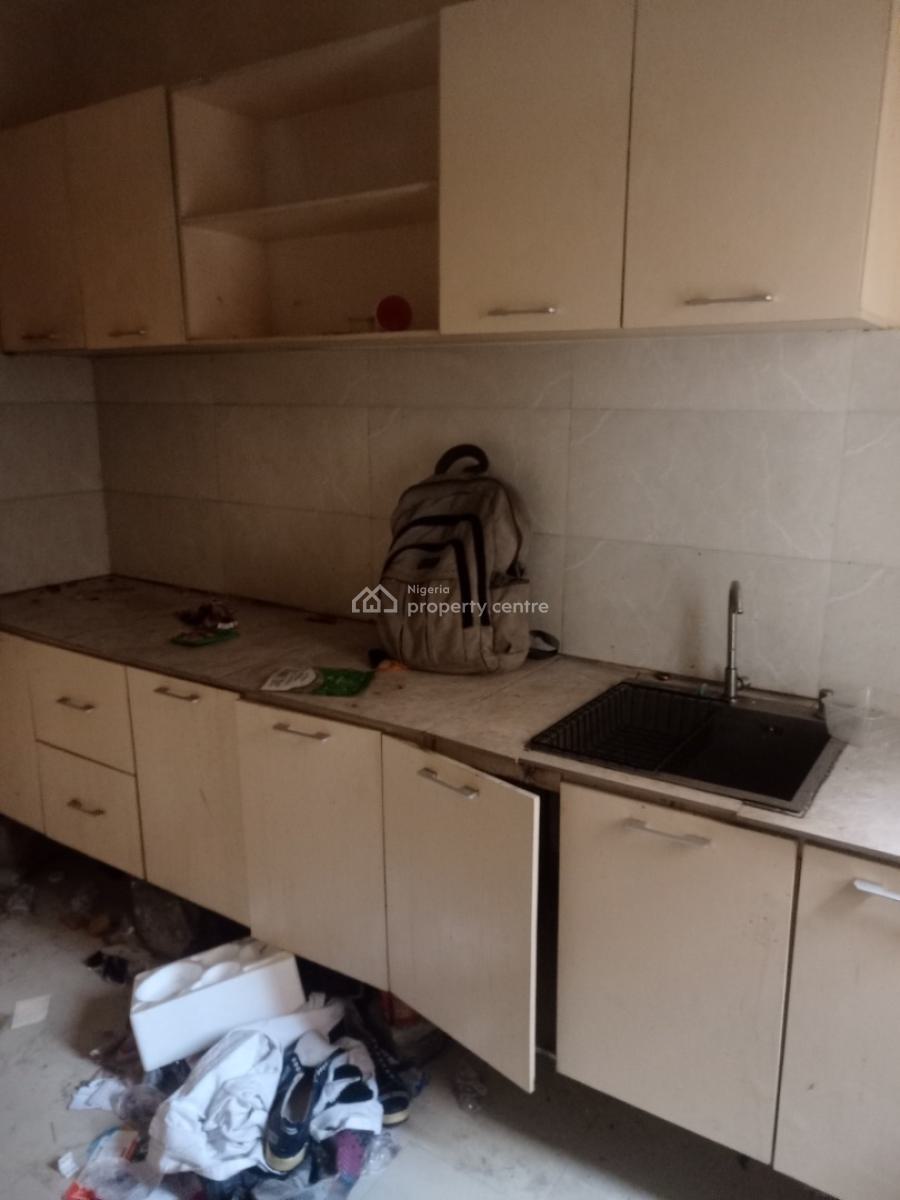 a Compact 2 Bedroom Flat Woth Pop Wardrobe and Cabinet, Computer Village Axis, Ikeja, Lagos, Flat / Apartment for Rent
