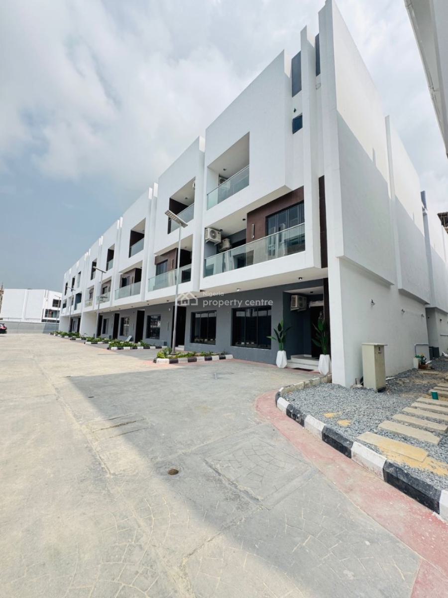 Spacious 4 Bedrooms Terraced Duplex with Swimming Pool, Lekki Phase 1, Lekki, Lagos, Terraced Duplex for Sale