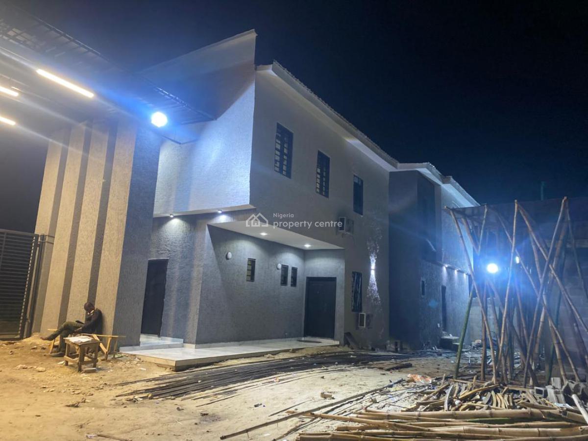 Spacious and Luxury 3 Bedrooms Terrace Duplex with Bq and Solar Invert, Sangotedo, Ajah, Lagos, House for Sale