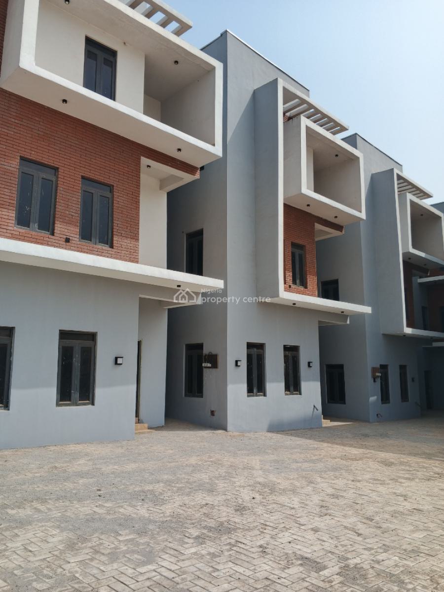 Newly Built 4 Bedroom Terrace Duplex with Bq, By Shafa Filing Station, Mabushi, Abuja, Terraced Duplex for Rent