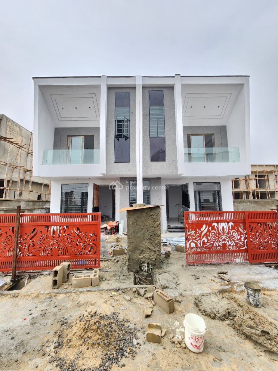 Luxury 4 Bedroom Semi Detached Duplex with Bq in a Secured Estate, Ikota, Lekki, Lagos, Semi-detached Duplex for Sale