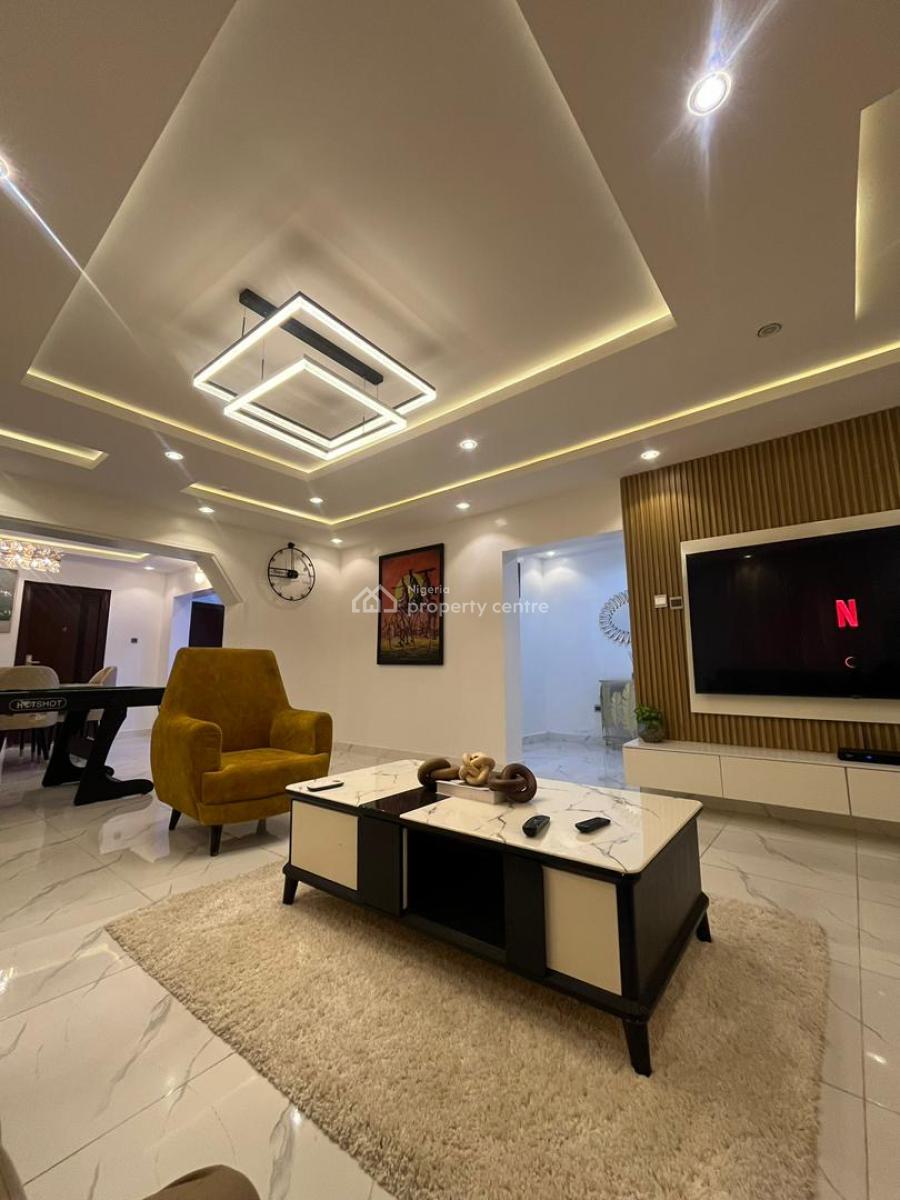 Beautiful Furnished 4 Bedroom Semi Detached Apartment with 2 Bqs, Lekki Phase 1, Lekki, Lagos, Semi-detached Duplex for Rent