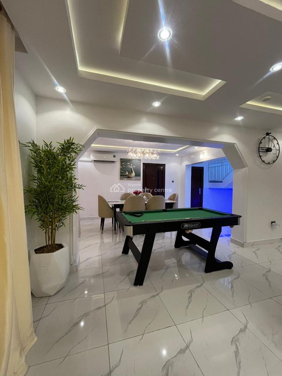 Beautiful Furnished 4 Bedroom Semi Detached Apartment with 2 Bqs, Lekki Phase 1, Lekki, Lagos, Semi-detached Duplex for Rent