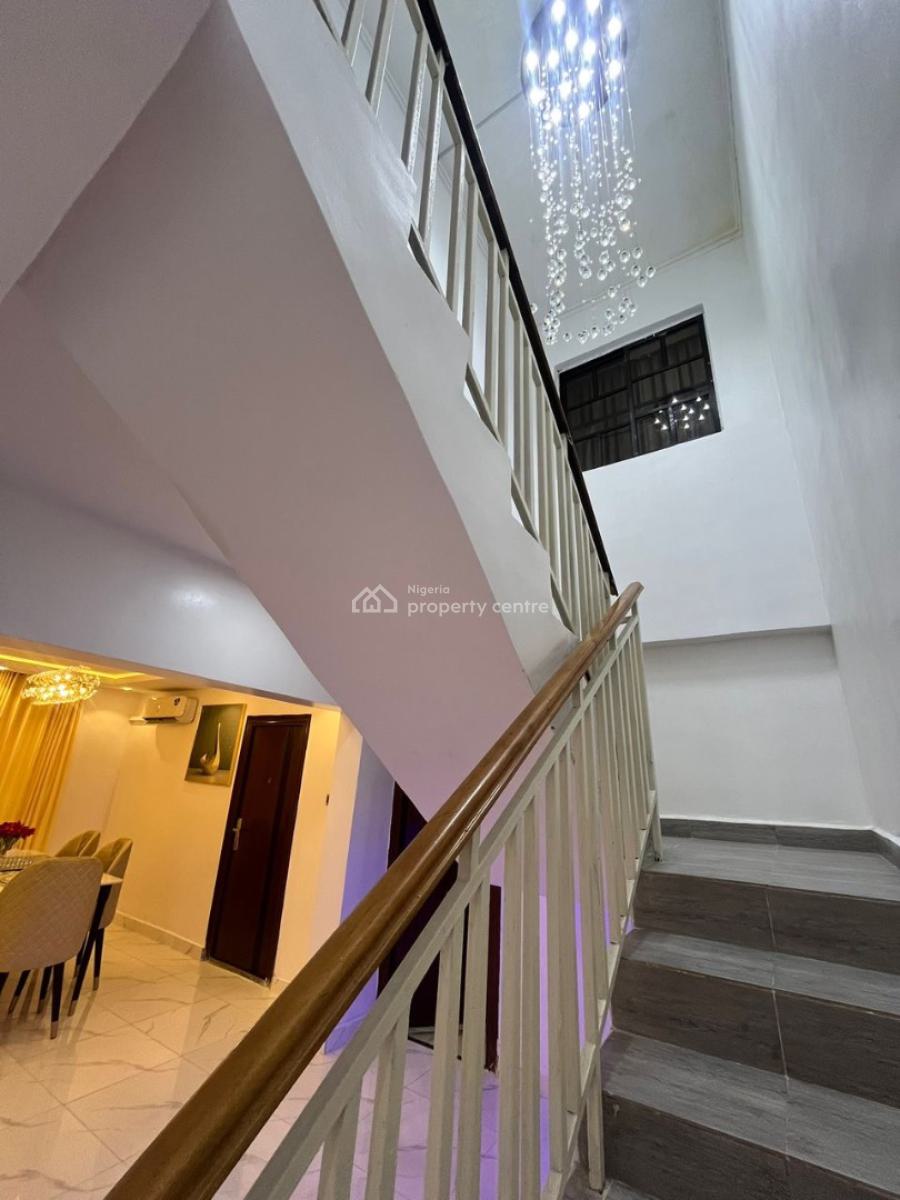Beautiful Furnished 4 Bedroom Semi Detached Apartment with 2 Bqs, Lekki Phase 1, Lekki, Lagos, Semi-detached Duplex for Rent