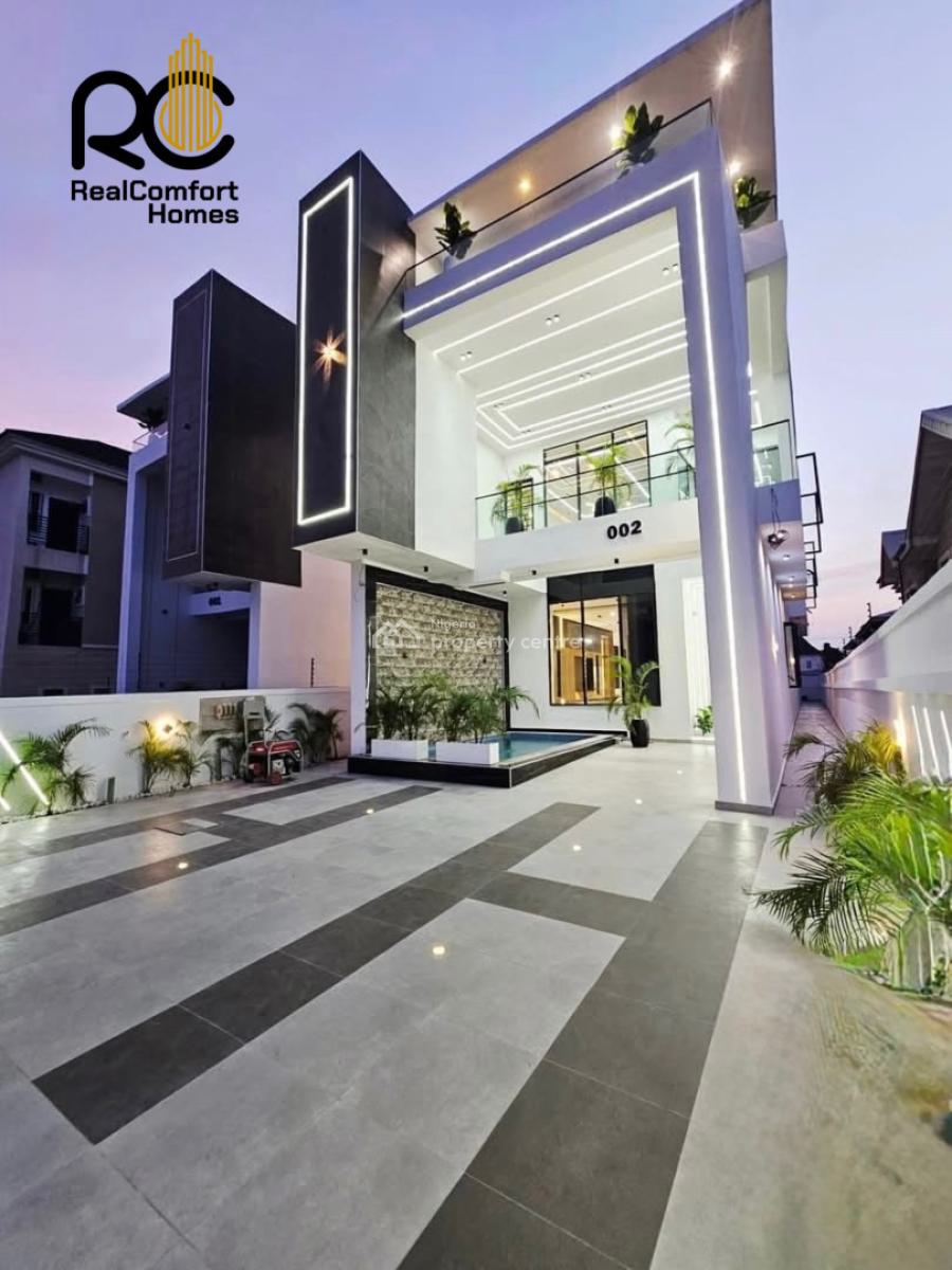 Built for Comfort. Designed for Luxury     5-bed  Pool  Bq, Ikota Estate, Ikota, Lekki, Lagos, Detached Duplex for Sale