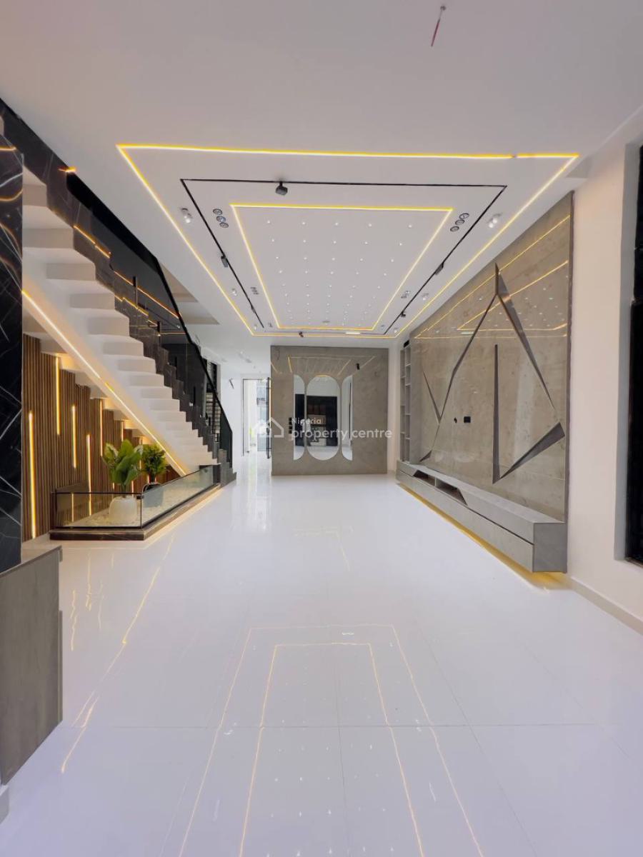 5 Bedroom Fully Detached Duplex+bq with Pool, Chevron, Lekki, Lagos, Detached Duplex for Sale