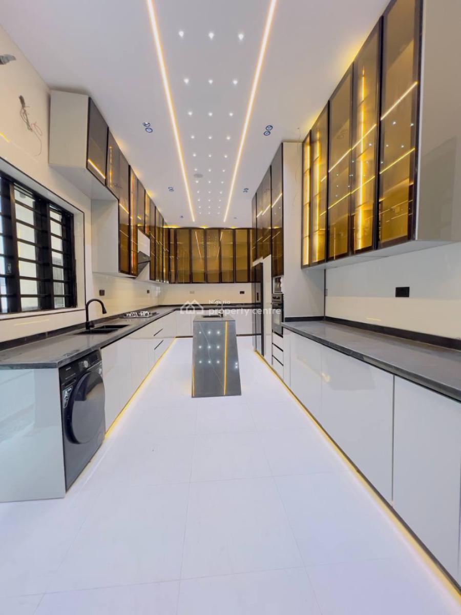 5 Bedroom Fully Detached Duplex+bq with Pool, Chevron, Lekki, Lagos, Detached Duplex for Sale