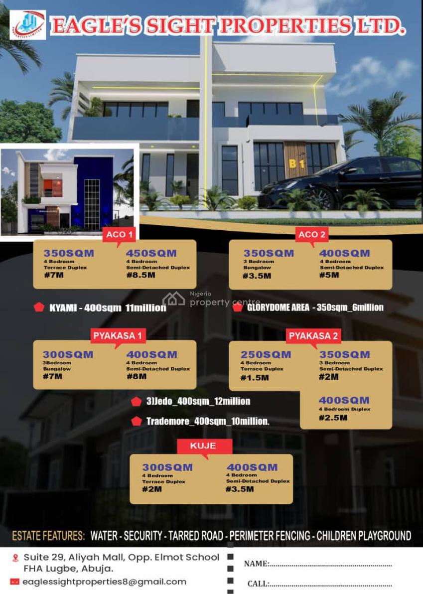 Estate Land, Eagle’s Sight Properties Limited, Kuje, Abuja, Residential Land for Sale