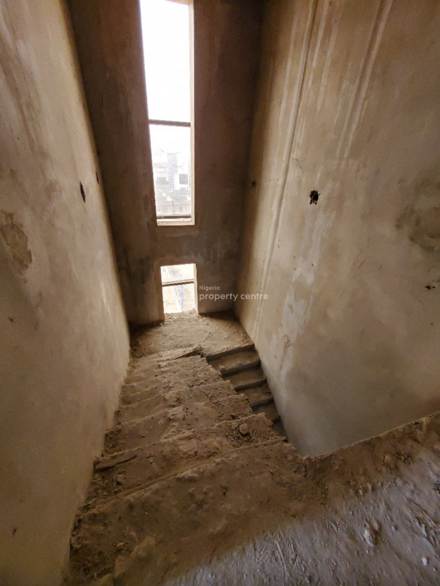 Gigantic, Exclusive 4 Bedrooms Semi Detached Duplex with Bq, Paradise 2 Road, Life Camp, Abuja, House for Sale