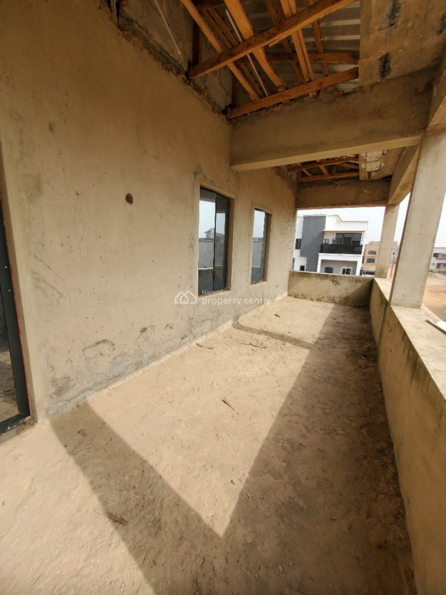Gigantic, Exclusive 4 Bedrooms Semi Detached Duplex with Bq, Paradise 2 Road, Life Camp, Abuja, House for Sale