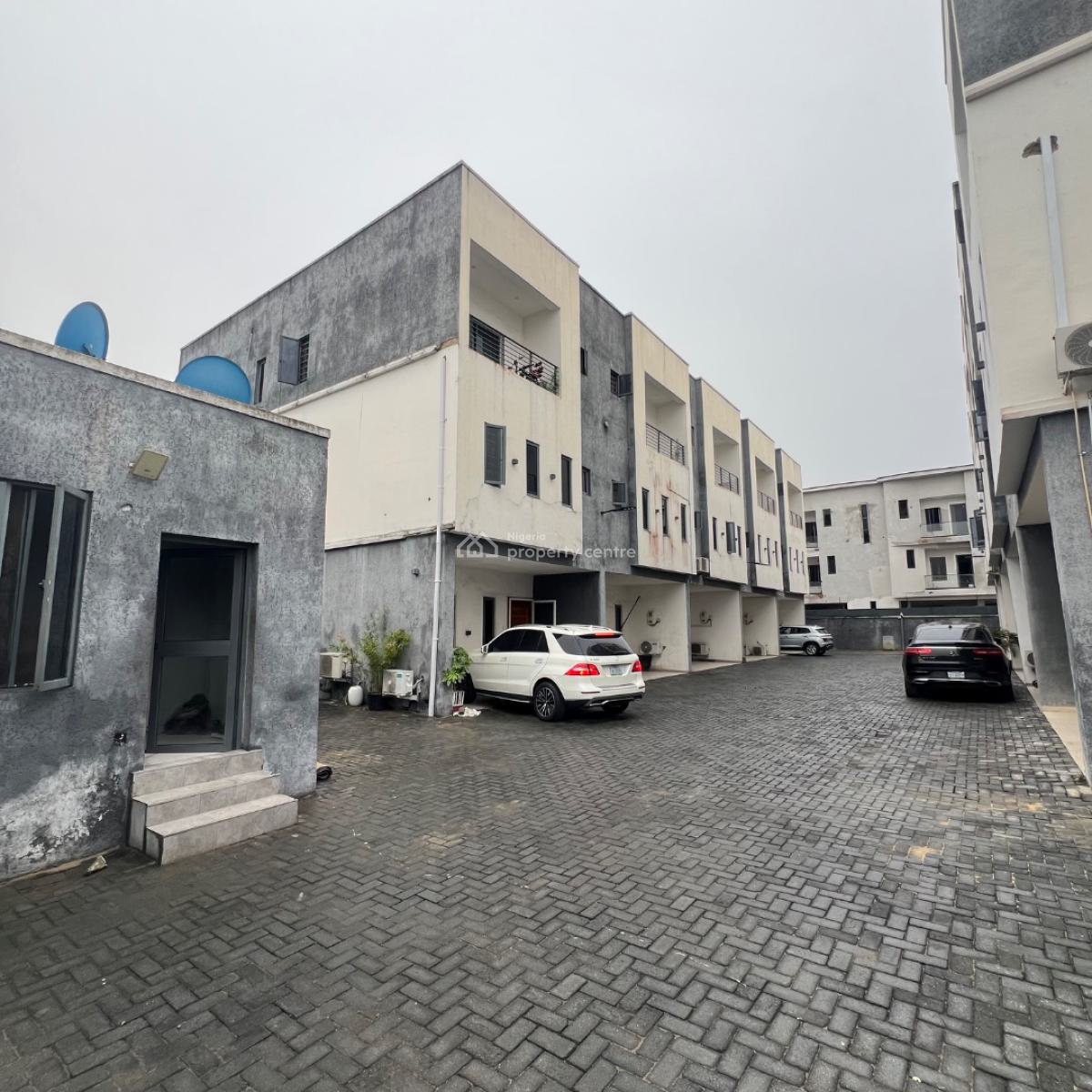 4 Bedroom Terrace Duplex with Bq, Ikate, Lekki, Lagos, Terraced Duplex for Rent