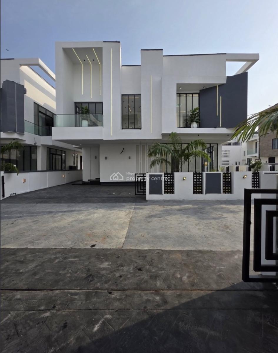 5 Bedroom Fully Detached Duplex+bq, Chevron, Lekki, Lagos, Detached Duplex for Sale