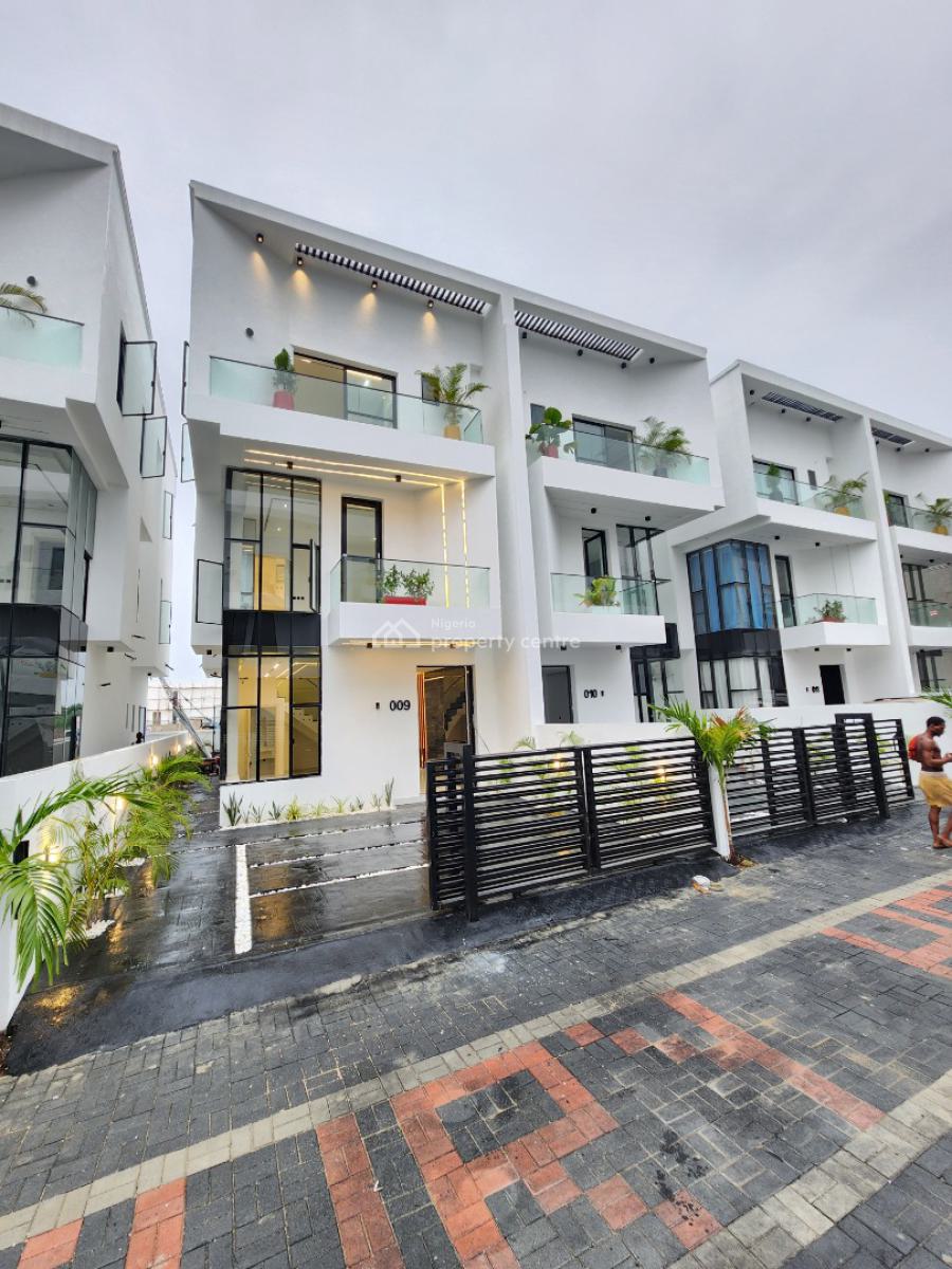 Contemporary 4 Bedroom Semi Detached Duplex with a Bq, Chevron Toll Gate, Orchid Road, Lekki, Lagos, Semi-detached Duplex for Sale