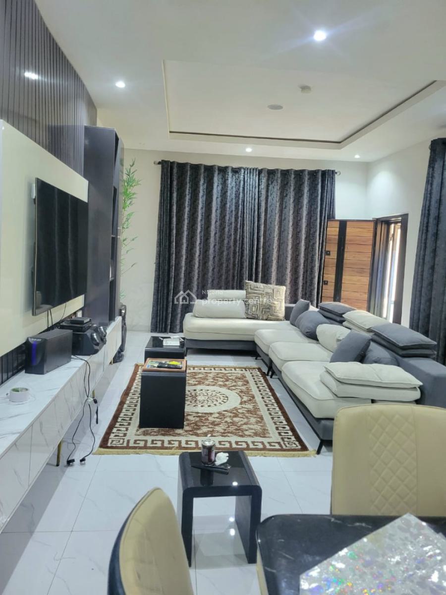 Fully Furnished and Spacious 4 Bedrooms Corner Piece Terrace, Alverton Estate Inside Ajayi Apata Besides Fara Park, Sangotedo, Ajah, Lagos, Terraced Duplex for Sale