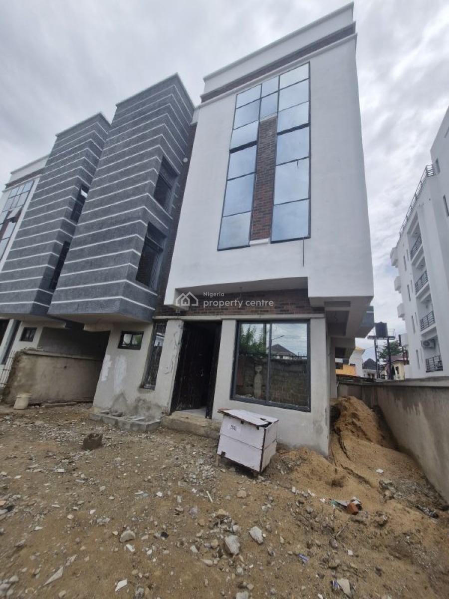 4 Bedroom Fully Detached Duplex with Bq (85% Completed), Lekki Phase 1, Lekki, Lagos, Detached Duplex for Sale