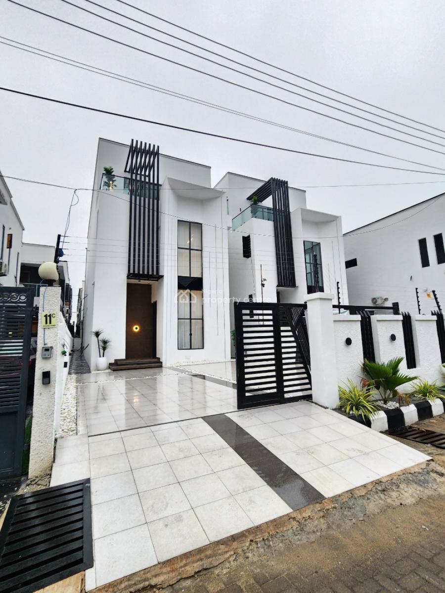 Luxury 5 Bedroom Detached Duplex with Bq & Pool in a Secured Estate, Chevron Toll Gate, Orchid Road, Lekki, Lagos, Detached Duplex for Sale