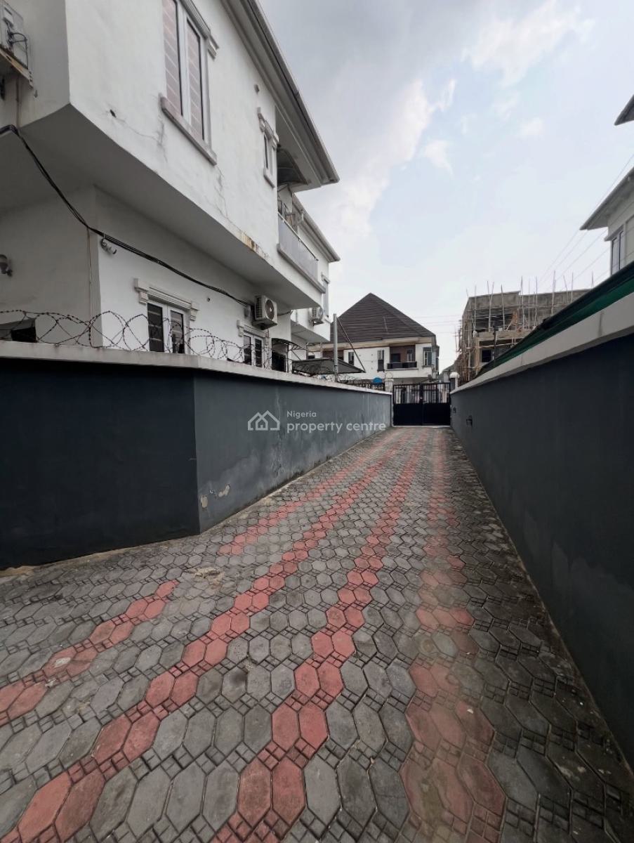 Furnished 4 Bedroom Semi Detached Duplex with Bq & Solar Inverter, Ikota, Lekki, Lagos, Semi-detached Duplex for Rent