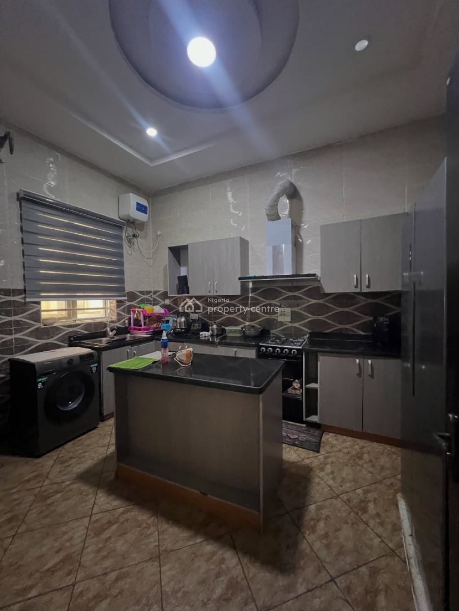 Furnished 4 Bedroom Semi Detached Duplex with Bq & Solar Inverter, Ikota, Lekki, Lagos, Semi-detached Duplex for Rent