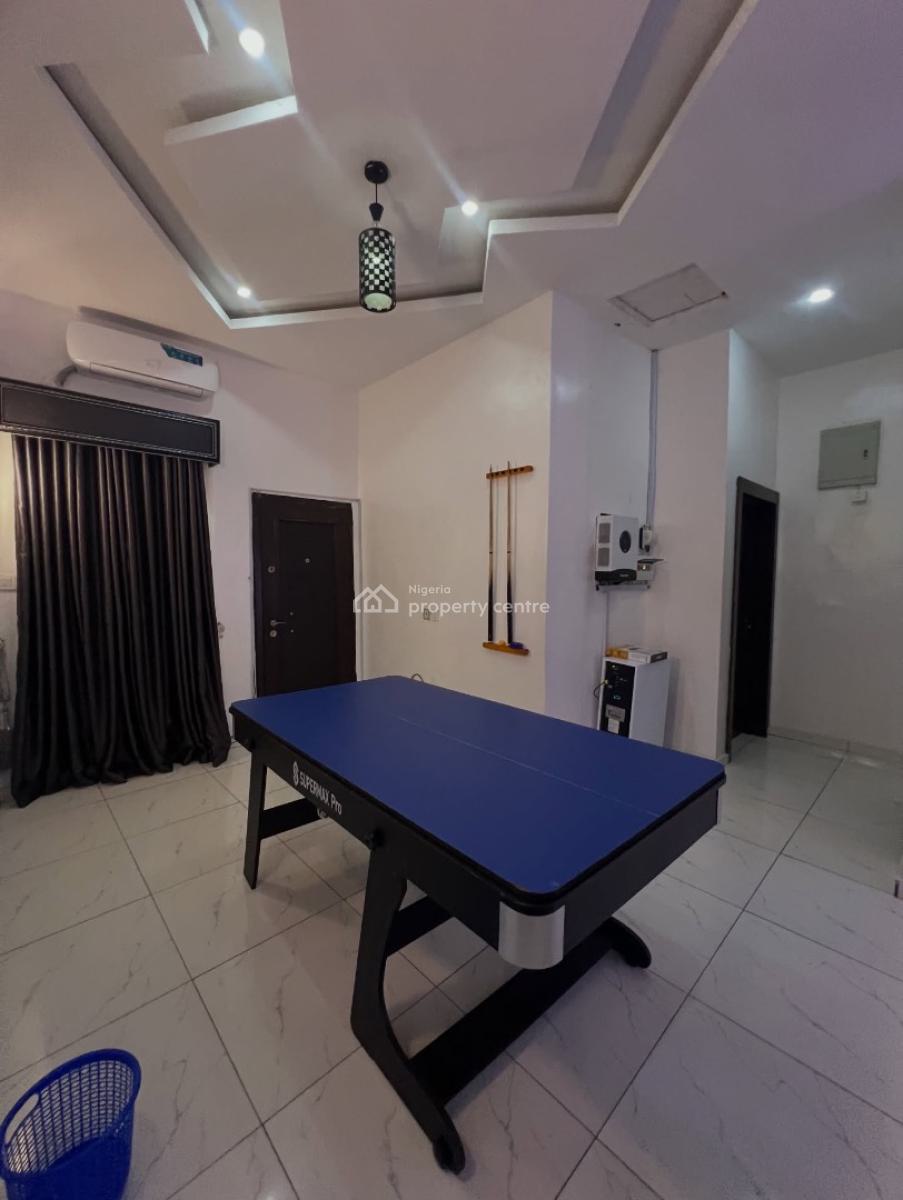 Furnished 4 Bedroom Semi Detached Duplex with Bq & Solar Inverter, Ikota, Lekki, Lagos, Semi-detached Duplex for Rent