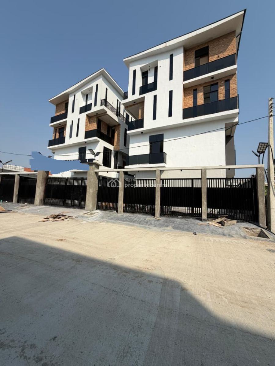 Luxury 4 Bedroom Terrace Duplex in a Secure Estate, Chevron, Lekki, Lagos, Terraced Duplex for Sale