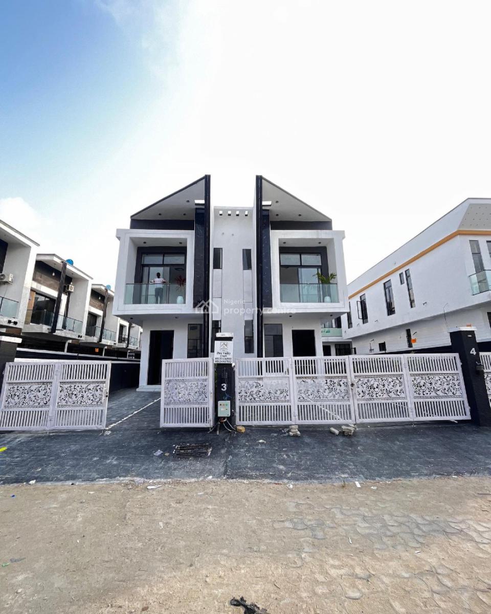 Lovely 4 Bedroom Semi Detached Duplex with Bq, Ikota, Ikota, Lekki, Lagos, Semi-detached Duplex for Sale