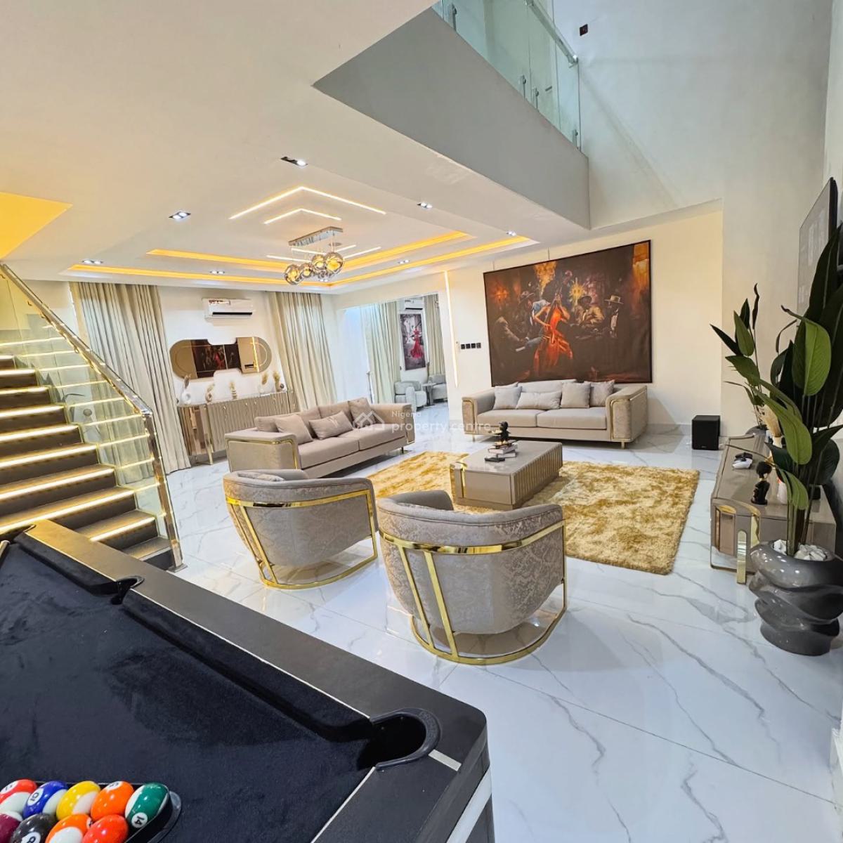 Short-spot Platinumacy 6 Bedroom Duplex Apartment, Bela Vista Estate, Freedom Way, Lekki Phase 1, Lekki, Lagos, Flat / Apartment Short Let