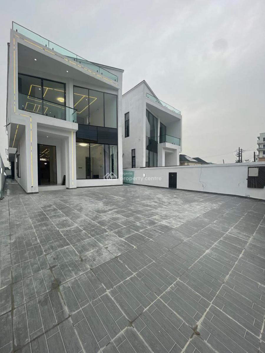 Premium 5 Bedroom Fully Detached Duplex with  Bq., Chevron Tollgate, Lekki, Lagos, Detached Duplex for Sale