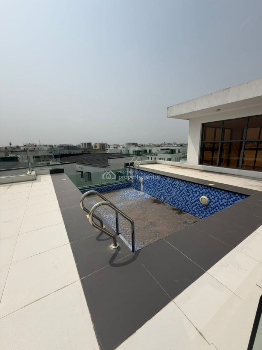 Brand New 5 Bedroom Penthouse with a Rooftop Swimming Pool, Elevator, Cinema, Salem,nicon Town., Ikate, Lekki, Lagos, House for Sale