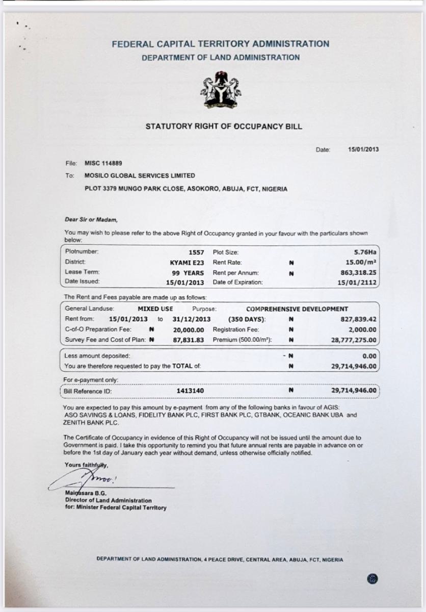 373 Sqm (60ft * 70ft) Plot in an Estate., Protea Estate, Kyami, Abuja, Residential Land for Sale
