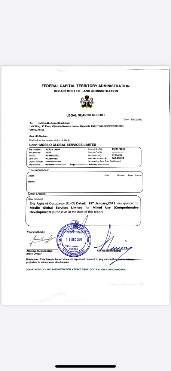 373 Sqm (60ft * 70ft) Plot in an Estate., Protea Estate, Kyami, Abuja, Residential Land for Sale