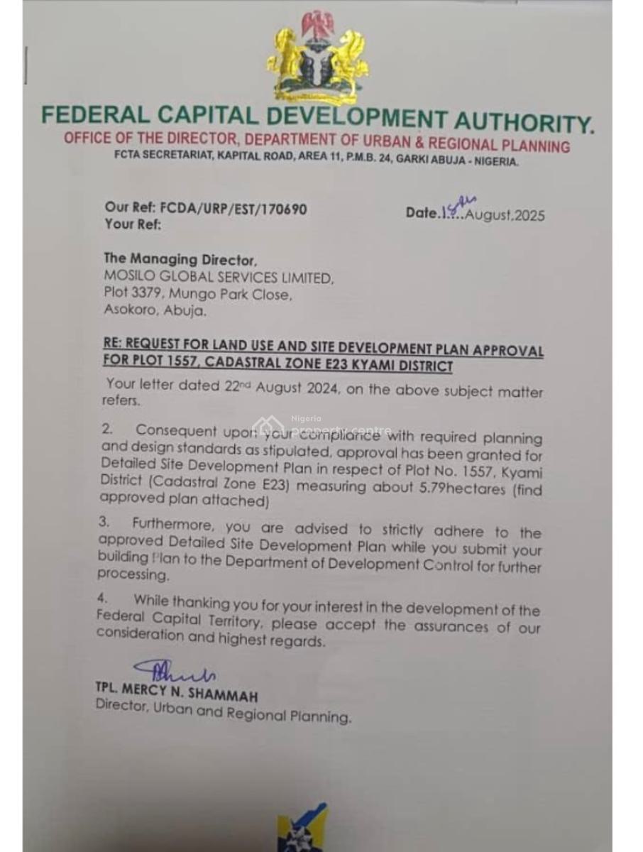 373 Sqm (60ft * 70ft) Plot in an Estate., Protea Estate, Kyami, Abuja, Residential Land for Sale