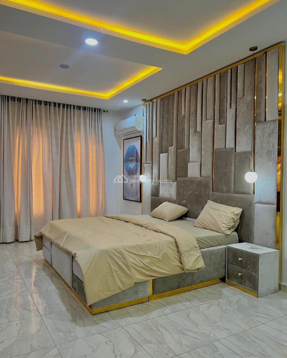 Short-spot Cozzy 4 Bedroom Duplex Apartment, Gbangbala Street, Ikate, Lekki, Lagos, Flat / Apartment Short Let