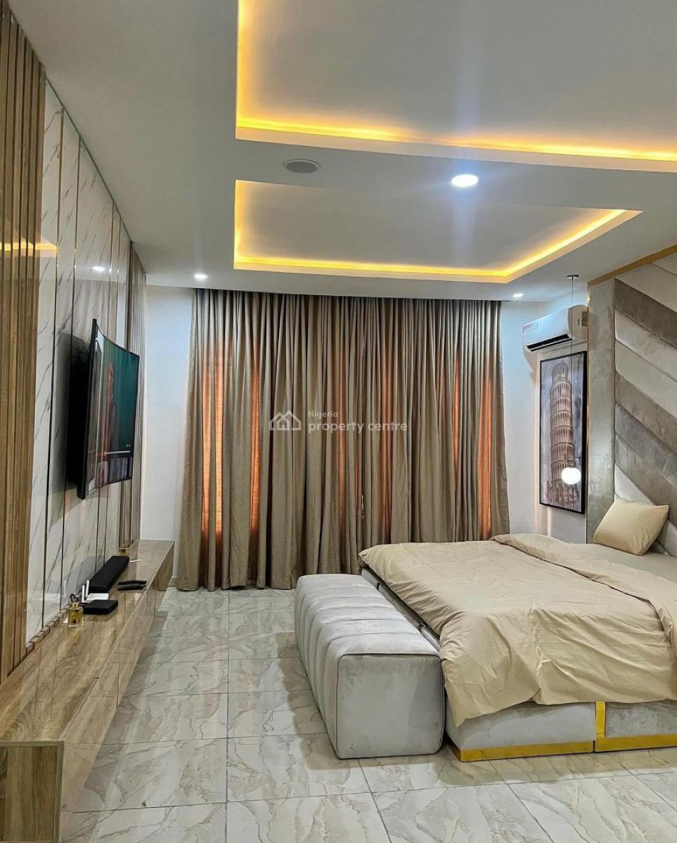 Short-spot Lavender 4 Bedroom Duplex Apartment, Gbangbala Street, Ikate, Lekki, Lagos, Flat / Apartment Short Let