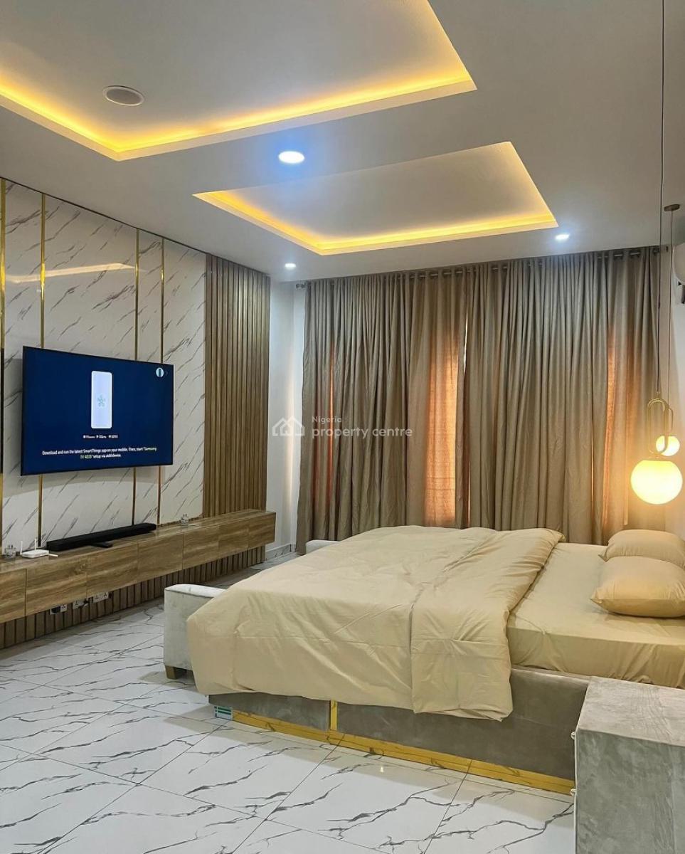 Short-spot Roselyn 4 Bedroom Duplex Apartment, Gbangbala Street, Ikate, Lekki, Lagos, Flat / Apartment Short Let