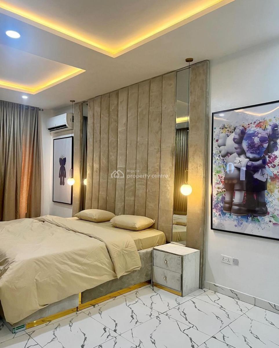 Short-spot Roselyn 4 Bedroom Duplex Apartment, Gbangbala Street, Ikate, Lekki, Lagos, Flat / Apartment Short Let