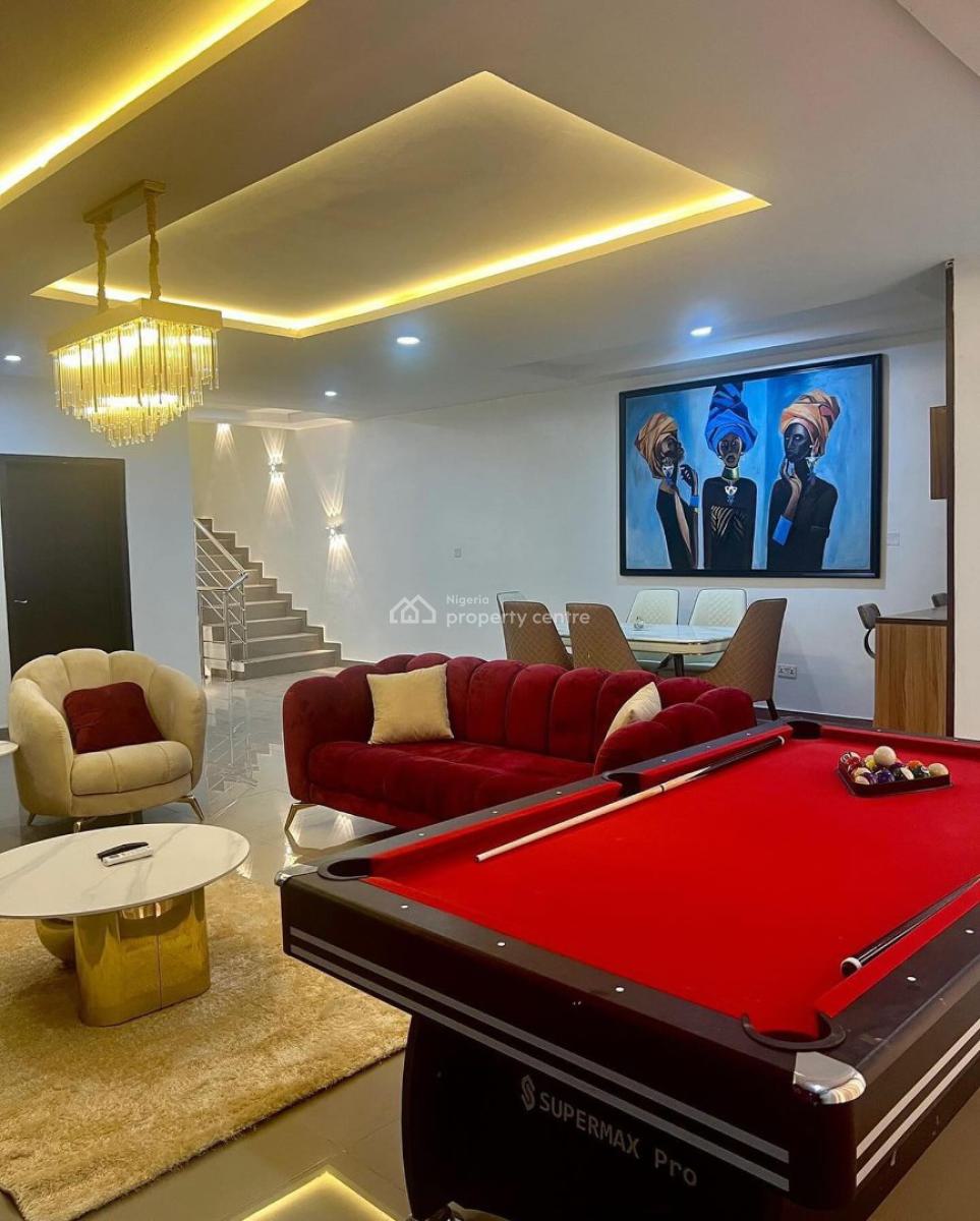 Short-spot Roselyn 4 Bedroom Duplex Apartment, Gbangbala Street, Ikate, Lekki, Lagos, Flat / Apartment Short Let