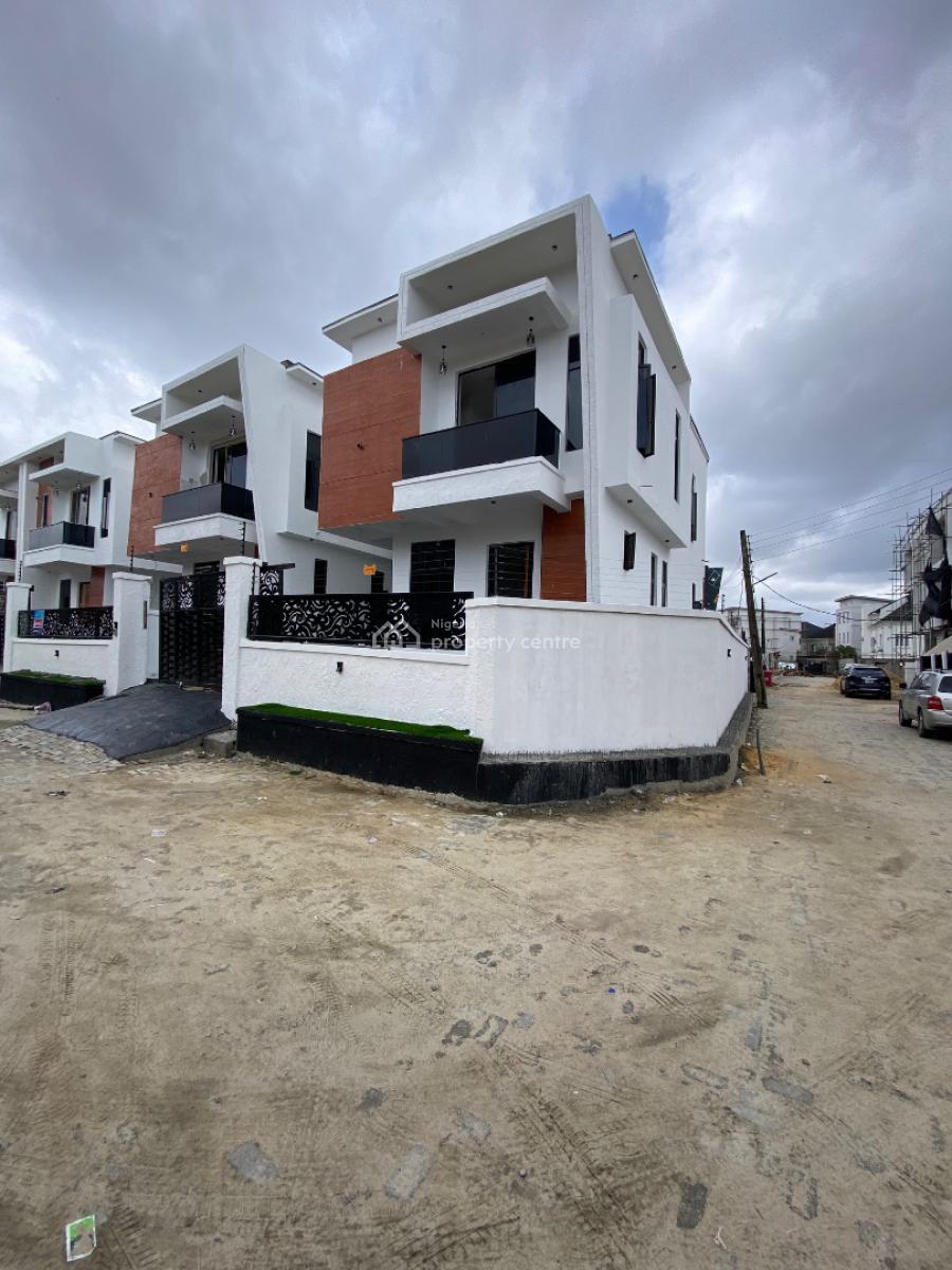 Newly Built Fully Detached 4 Bedroom Duplex Comes with Bq, By Blenco Supermarket Before Shop Rite, Sangotedo, Ajah, Lagos, Detached Duplex for Sale