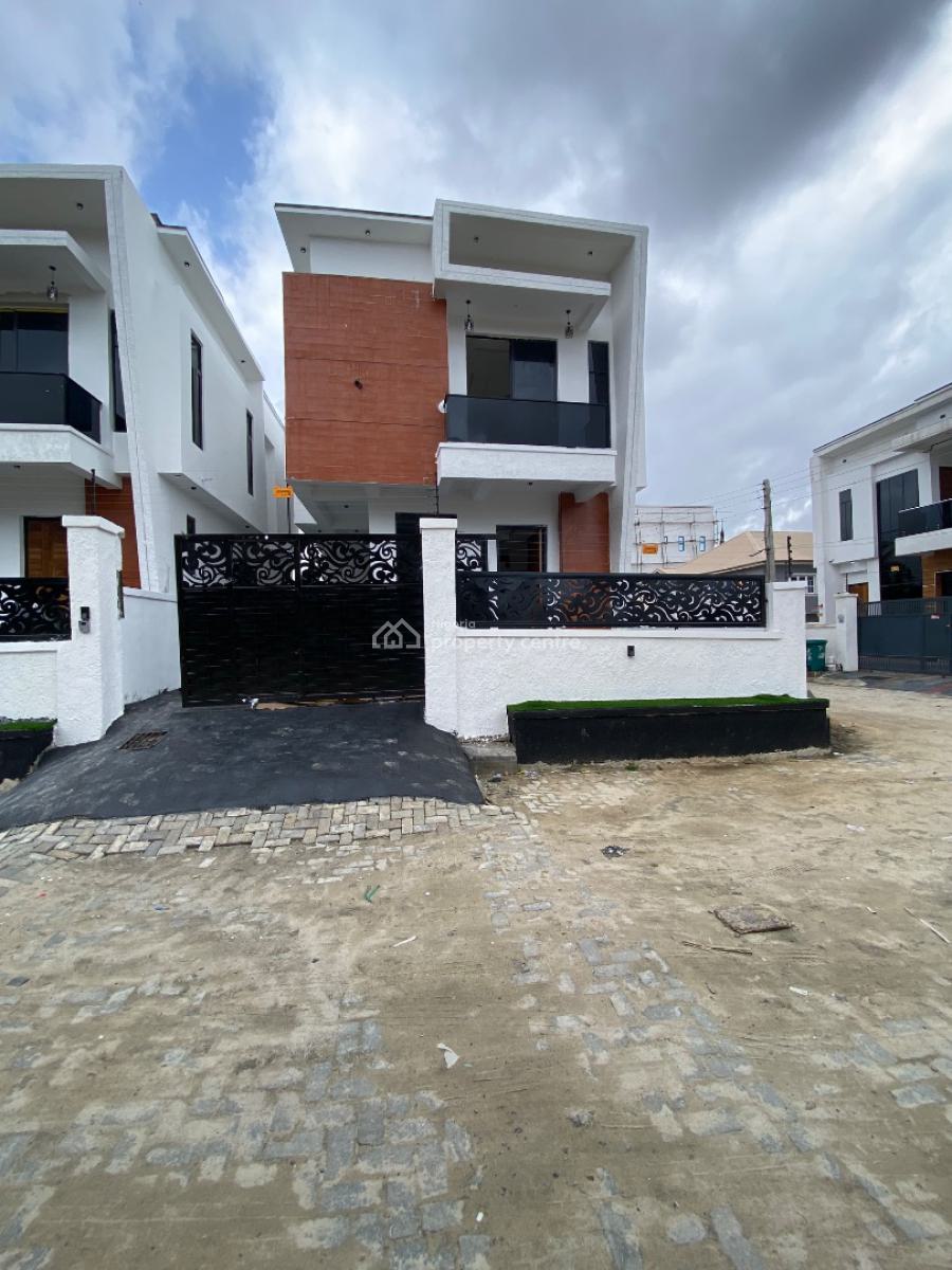 Newly Built Fully Detached 4 Bedroom Duplex Comes with Bq, By Blenco Supermarket Before Shop Rite, Sangotedo, Ajah, Lagos, Detached Duplex for Sale