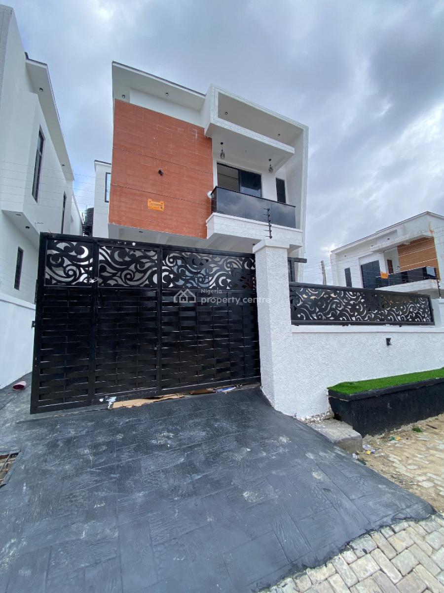 Newly Built Fully Detached 4 Bedroom Duplex Comes with Bq, By Blenco Supermarket Before Shop Rite, Sangotedo, Ajah, Lagos, Detached Duplex for Sale